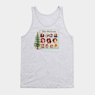 The Walton Family Cast Member collage Tank Top